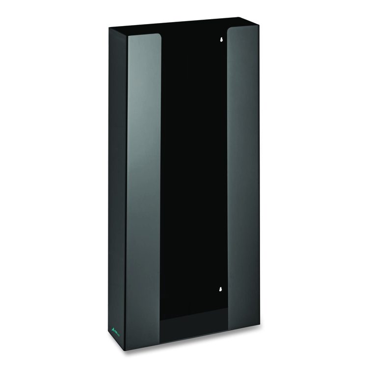 Acrylic Glove Dispenser, Quad Box Capacity, 10.2 x 3.5 x 21.1, Black