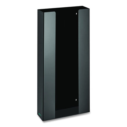 Acrylic Glove Dispenser, Quad Box Capacity, 10.2 x 3.5 x 21.1, Black