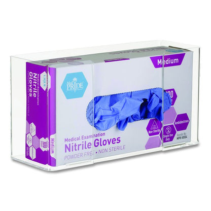 Acrylic Glove Dispenser, Single Box Capacity, 10.2 x 3.5 x 5.3, Clear