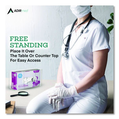 Acrylic Glove Dispenser, Single Box Capacity, 10.2 x 3.5 x 5.3, Clear