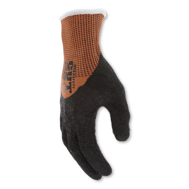 Cut Pro 92743LT Gloves, 10" Long, Medium, Black/Orange, 12 Pairs