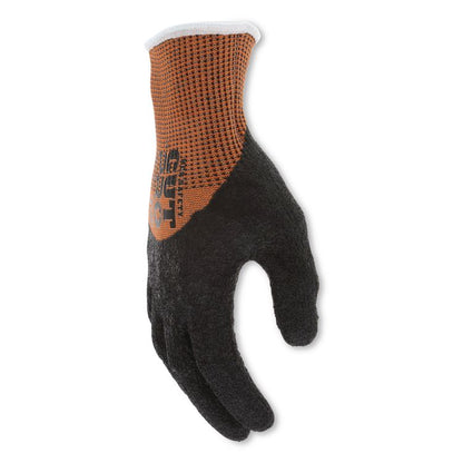 Cut Pro 92743LT Gloves, 10" Long, X-Large, Black/Orange, 12 Pairs