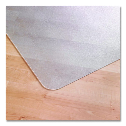 Cleartex Advantagemat Phthalate Free PVC Chair Mat for Hard Floors, Rectangular, 53" x 45", Clear