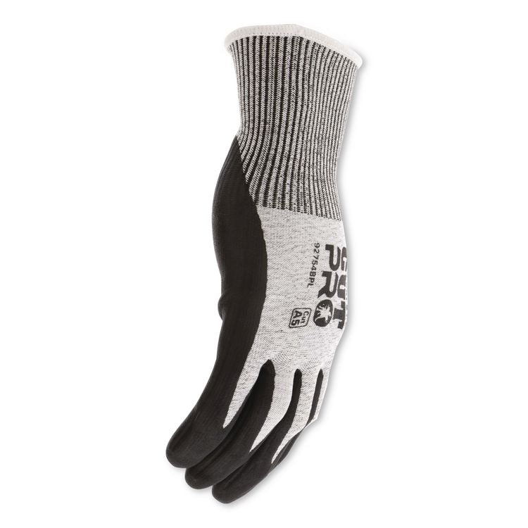 Cut Pro 92754BP Gloves, 10" Long, Small, Black/Gray, 12 Pairs