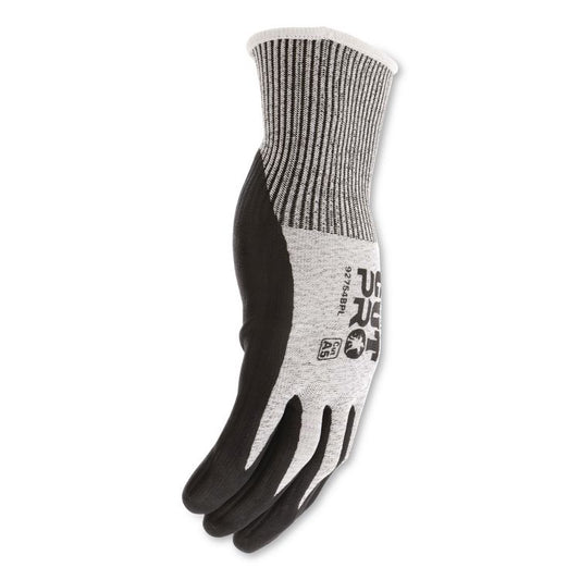 Cut Pro 92754BP Gloves, 10" Long, X-Large, Black/Gray, 12 Pairs