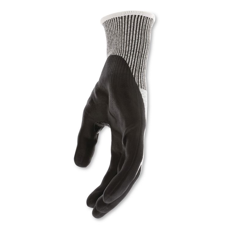 Cut Pro 92754BP Gloves, 10" Long, X-Large, Black/Gray, 12 Pairs