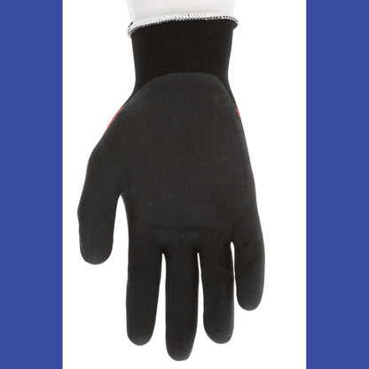 Ninja BNF N96970 Gloves, 10" Long, Large, Black/Red, 12 Pairs
