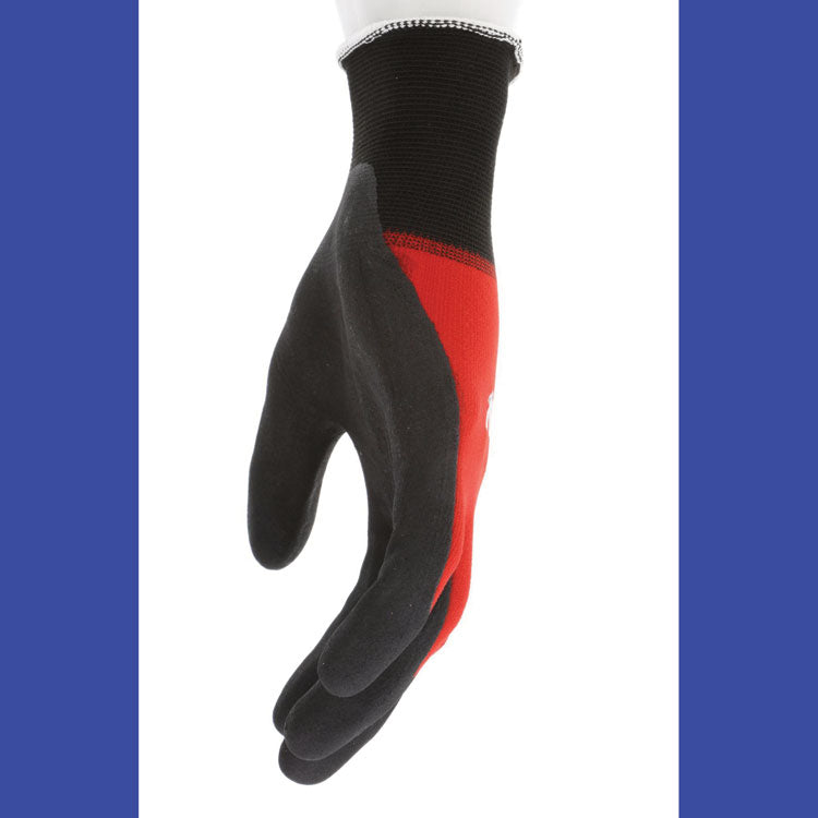 Ninja BNF N96970 Gloves, 10" Long, Small, Black/Red, 12 Pairs