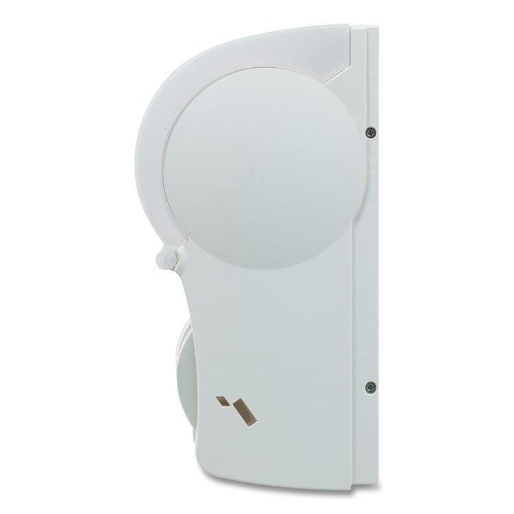 Compact Quad Vertical Four-Roll Coreless Tissue Dispenser, 12.06 x 8 x 14.44, White