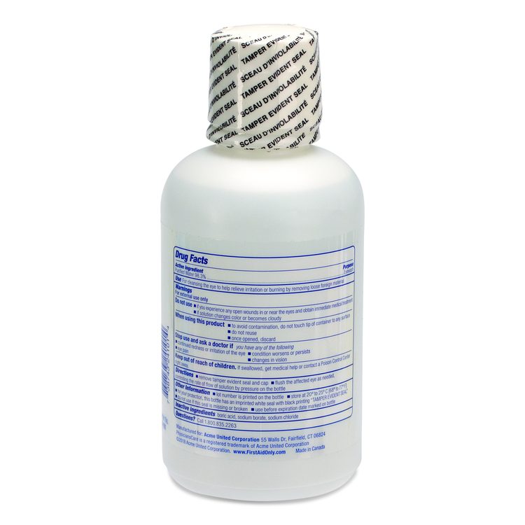 Eye Wash, 16 oz Bottle, 12/Carton