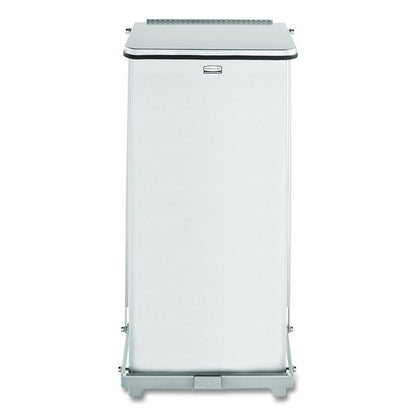 Defenders Heavy-Duty Steel Step Can, 6.5 gal, Stainless Steel