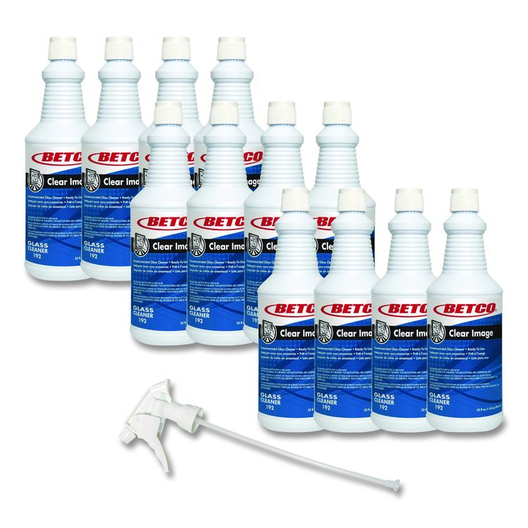 Clear Image Glass and Surface Cleaner, 32 oz Bottle, 12/Carton
