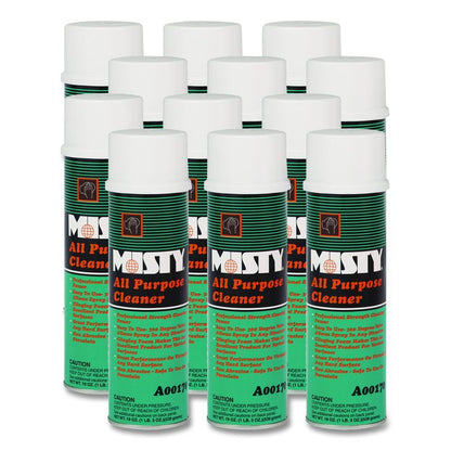 All-Purpose Cleaner, Mint Scent, 19 oz Aerosol Spray, 12/Carton