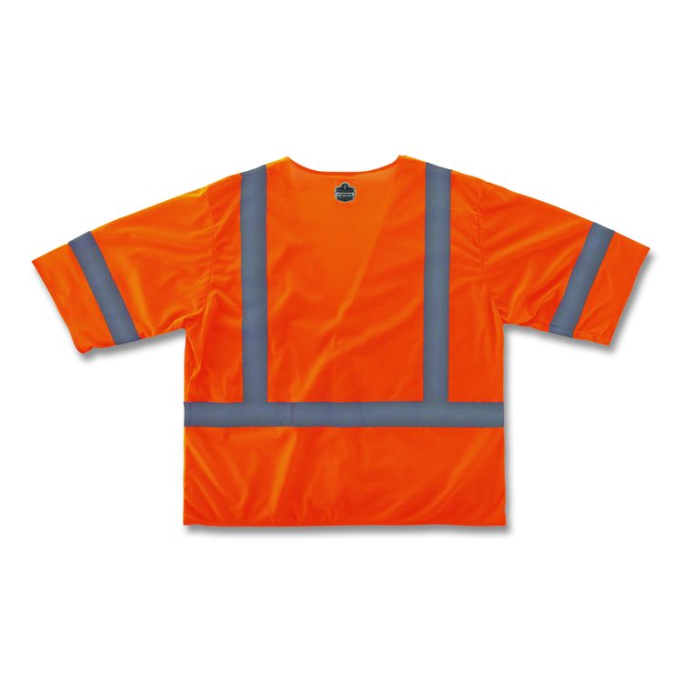 GloWear 8310HL Type R Class 3 Economy Mesh Vest, Polyester, 2X-Large to 3X-Large, Orange