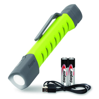 Pro Series Inspection Light, Rechargeable Lithium Ion Battery/2 AAA Batteries (Included), Gray/Green