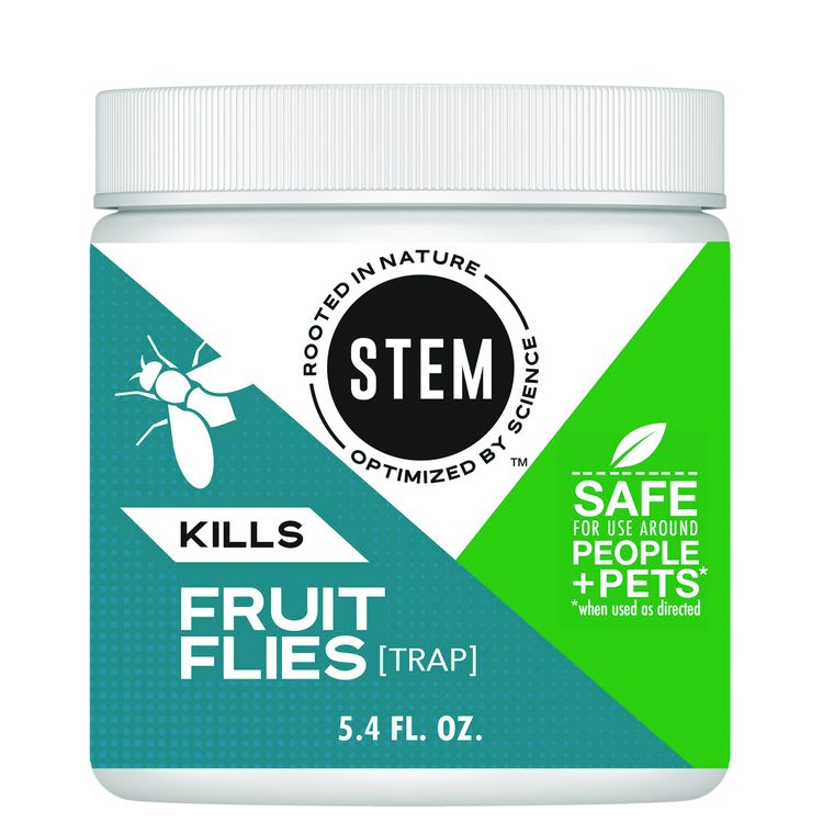 STEM Fruit Flies Trap, 5.4 oz Jar, 8/Carton