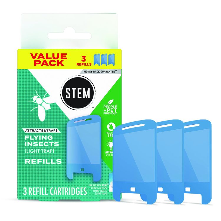 STEM Light Trap Refills, 3 Refills/Pack, 8 Packs/Carton