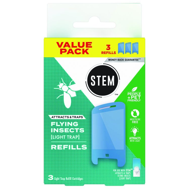 STEM Light Trap Refills, 3 Refills/Pack, 8 Packs/Carton