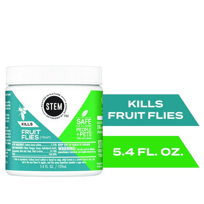 STEM Fruit Flies Trap, 5.4 oz Jar, 8/Carton