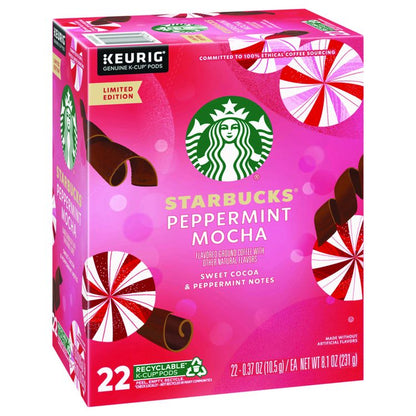 Peppermint Mocha K-Cup, 22/Box, 4/Carton