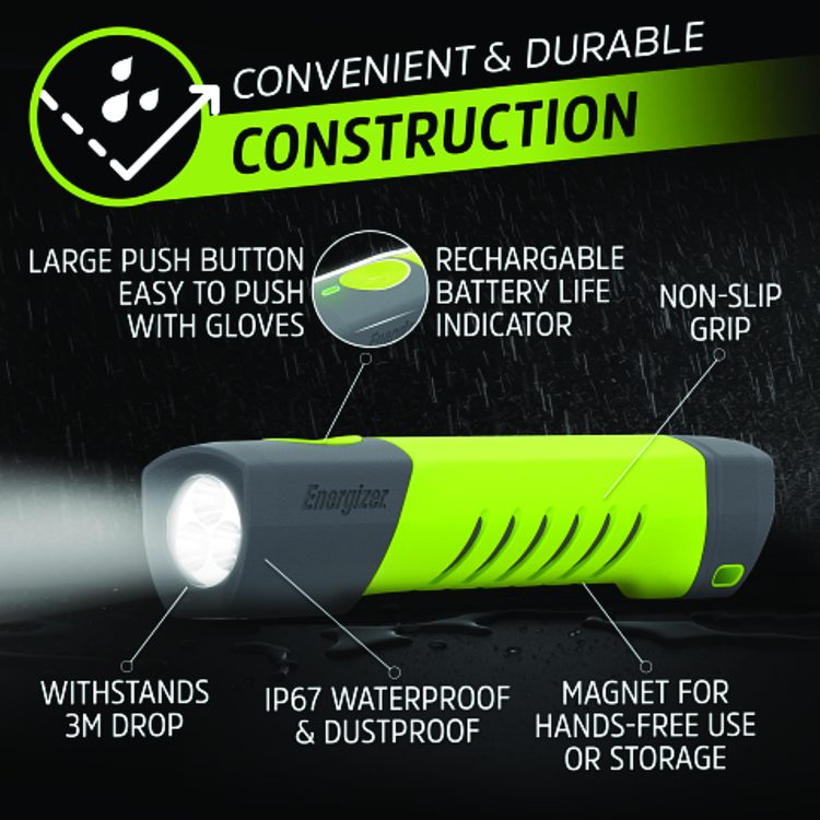 Pro Series Hybrid Handheld, Rechargeable Lithium Ion Battery/2 AA Batteries (Included), Gray/Green