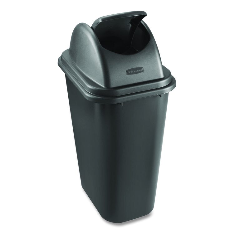 Rectangular Free-Swinging Plastic Lids, Black