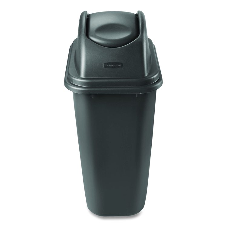 Rectangular Free-Swinging Plastic Lid, Black