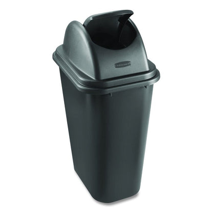 Rectangular Free-Swinging Plastic Lid, Black