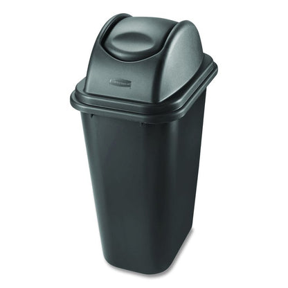 Rectangular Free-Swinging Plastic Lid, Black