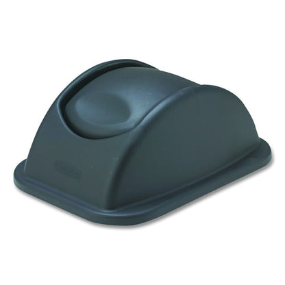 Rectangular Free-Swinging Plastic Lid, Black
