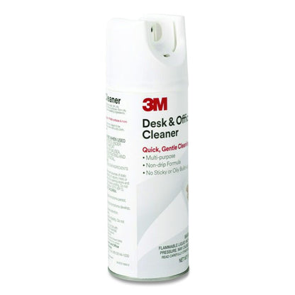 Desk and Office Spray Cleaner, Unscented, 15 oz Aerosol Spray, 12/Carton