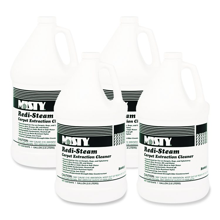 Redi-Steam Carpet Cleaner, 1 gal Bottle, 4/Carton