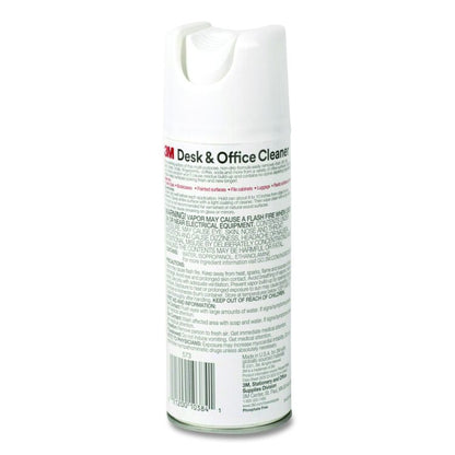 Desk and Office Spray Cleaner, Unscented, 15 oz Aerosol Spray, 12/Carton