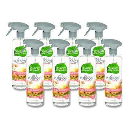 Natural All-Purpose Cleaner, Morning Meadow Scent, 23 oz Trigger Spray Bottle, 8/Carton