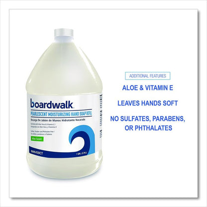 Pearlescent Moisturizing Liquid Hand Soap Refill, Aloe Scent, 1 gal Bottle, 4/Carton