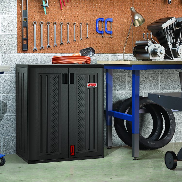 Base Storage Cabinet, 30 x 20.25 x 36, Gray