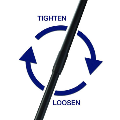 24" Telescoping Rake, 24" Width, 47.5" to 66" Length