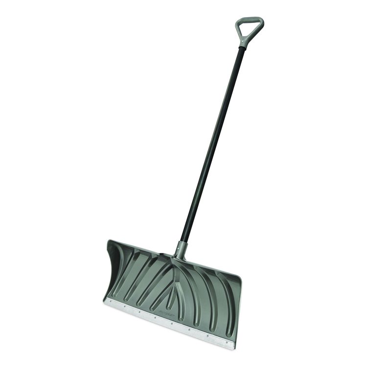 Steel Core Snow Pusher with Wear Strip, 24" Width, 57.55" Length, 6/Carton
