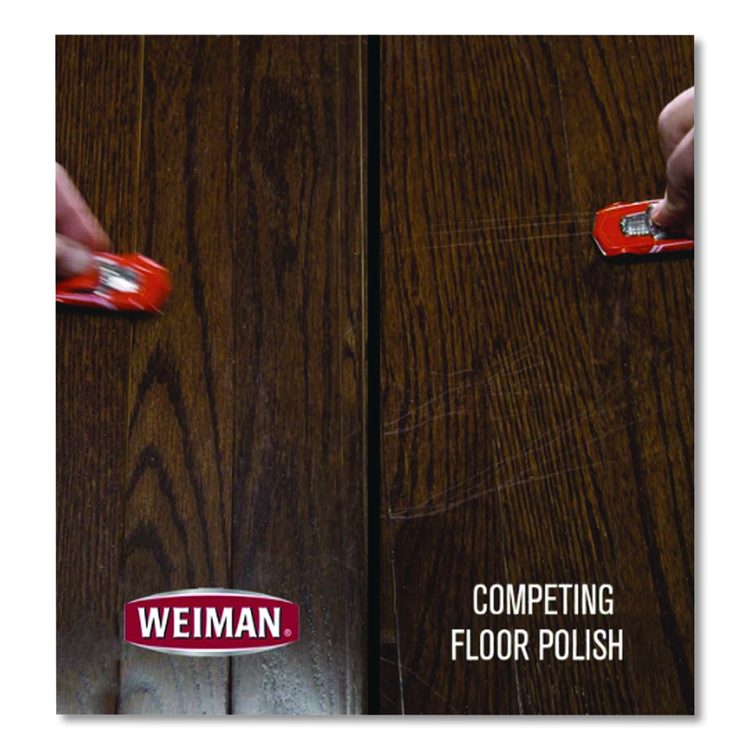 High Traffic Hardwood Polish and Restorer, Slight Acrylic Scent,  32 oz Squeeze Bottle, 6/Carton