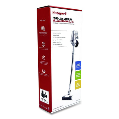 Aeromax Elite VC10 Cordless Vacuum, 8.7" Cleaning Path, White