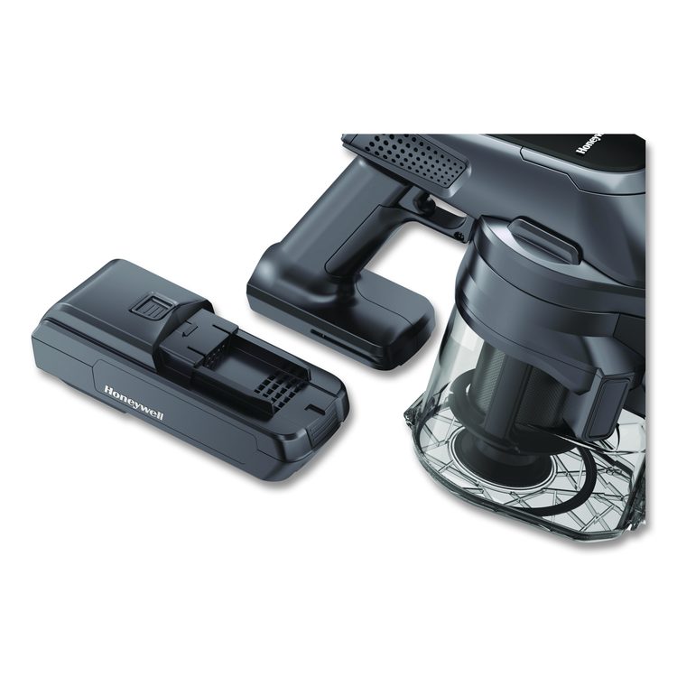 Aeromax Pro VC16 Cordless Vacuum, 8.5" Cleaning Path, Dark Silver