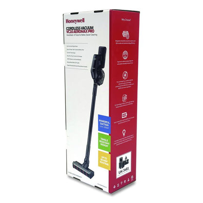 Aeromax Pro VC16 Cordless Vacuum, 8.5" Cleaning Path, Dark Silver