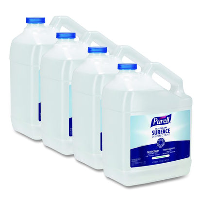 Healthcare Surface Disinfectant, Fragrance-Free, 128 oz Bottle, 4/Carton