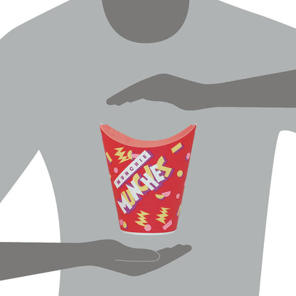 Grease-Resistant Paper Munchie Cup Containers, ProPlanet Seal, 9 oz, 3.44" Diameter x 7.23" h, Munchies Design, 500/Carton