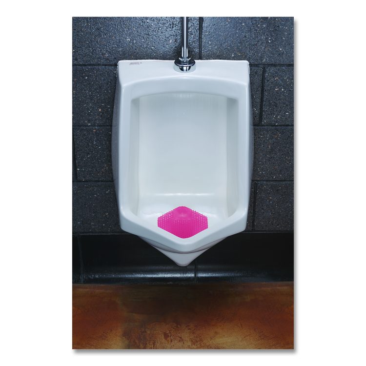 Wave 3D Urinal Deodorizer, Spiced Apple Scent, Red, 10/Box