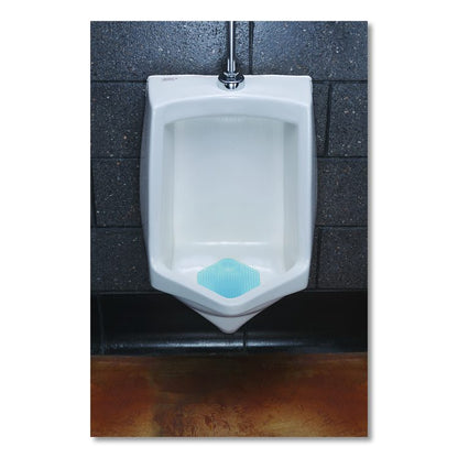 Wave 3D Urinal Deodorizer, Ocean Mist Scent, Blue, 10/Box