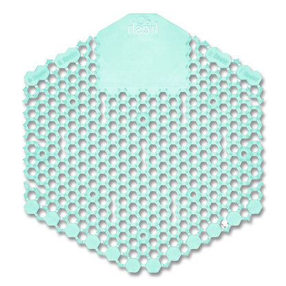 Wave 3D Urinal Deodorizer, Ocean Mist Scent, Blue, 10/Box