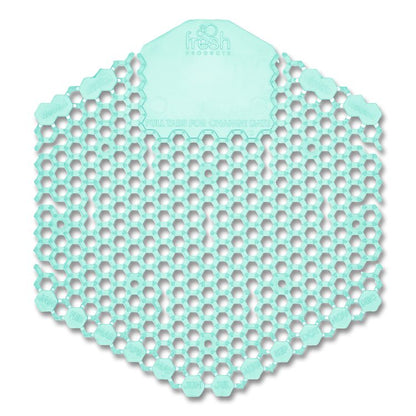 Wave 3D Urinal Deodorizer, Ocean Mist Scent, Blue, 10/Box