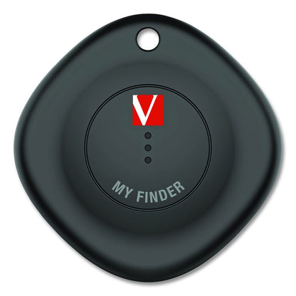 My Finder Bluetooth Tracker for Apple iOS, Black/Purple/White, 3/Pack