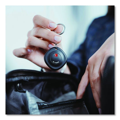 My Finder Bluetooth Tracker for Apple iOS, Black/Purple/White, 3/Pack